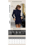 High Neck Ruched Satin Bodycon Midi Dress_CWDSD11448