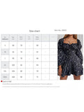 Elegant floral print fitted waist dress for women_CWDSD11503
