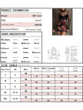 Lace Patchwork Printed Mesh Bodycon Dress_CWDSD11592