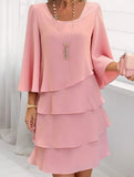 Loose Tiered Cake Dress