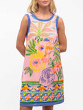 Print Loose Tank Dress