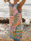 Print Loose Tank Dress