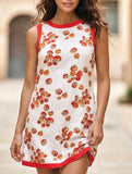 Print Sleeveless Mini Dress