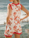 Print Sleeveless Mini Dress