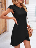 Flutter Sleeve Bodycon Dress_CWDSD11962