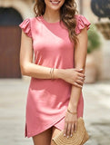Flutter Sleeve Bodycon Dress_CWDSD11962