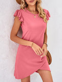 Flutter Sleeve Bodycon Dress_CWDSD11962