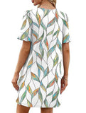 V Neck Flare Sleeve Midi Dress_CWDSD12025
