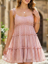 Resort Style Sexy Print High-End short dress