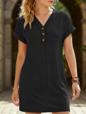 Street Style V-neck Fairy dress