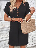 Street Style V-neck Fairy dress