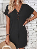 Street Style V-neck Fairy dress