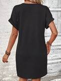 Street Style V-neck Fairy dress