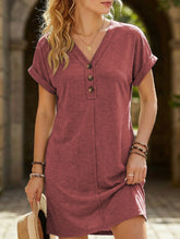 Street Style V-neck Fairy dress