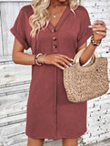 Street Style V-neck Fairy dress