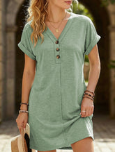 Street Style V-neck Fairy dress