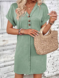 Street Style V-neck Fairy dress