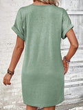 Street Style V-neck Fairy dress