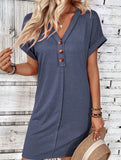 Street Style V-neck Fairy dress
