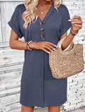 Street Style V-neck Fairy dress