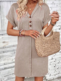 Street Style V-neck Fairy dress