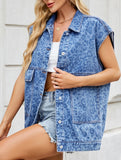 Loose Leopard Print Vest with Detachable Hood ??100% Rayon, XS?“XL