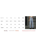 Washed loose-fitting cropped jeans