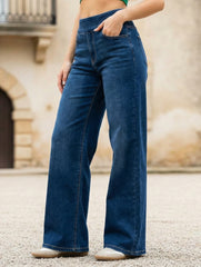 High-waisted stretch slim-fit jeans for women_CWJP00873