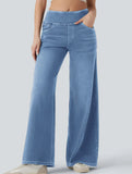 High-waisted stretch slim-fit jeans for women_CWJP00873