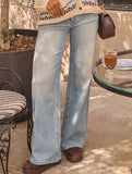 High-waisted retro loose casual jeans for women_CWJP00875