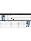 Women's high-waisted retro button-down jeans with slits_CWJP00877