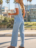 Casual and slimming denim overalls for women_CWJP00879
