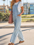Casual and slimming denim overalls for women_CWJP00879