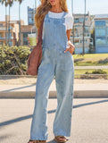 Casual and slimming denim overalls for women_CWJP00879