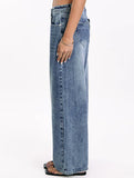 Retro washed heart-patterned wide-leg jeans for women_CWJP00880