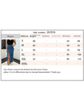 High-waisted, sexy, slim-fitting denim skirt with slits