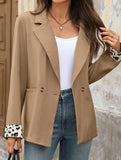 Retro leopard-print patchwork suit