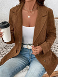 Versatile corduroy blazer