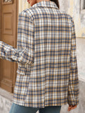 Preppy Plaid Blazer Jacket for Women_CWOBL00287