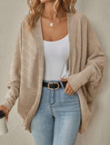 Solid color mid-length sweater