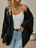 Solid color mid-length sweater