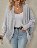 Solid color mid-length sweater