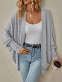 Solid color mid-length sweater