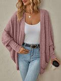 Solid color mid-length sweater