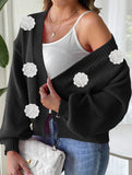 Pure hand-crocheted patchwork sweater jacket
