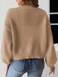 Women's Ribbon Bow Spliced Cardigan Sweater