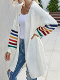 Casual patchwork knitted sweater