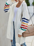 Casual patchwork knitted sweater