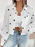 Heart Print Personalized Shirt Top