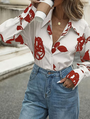 2025 new casual printed shirt